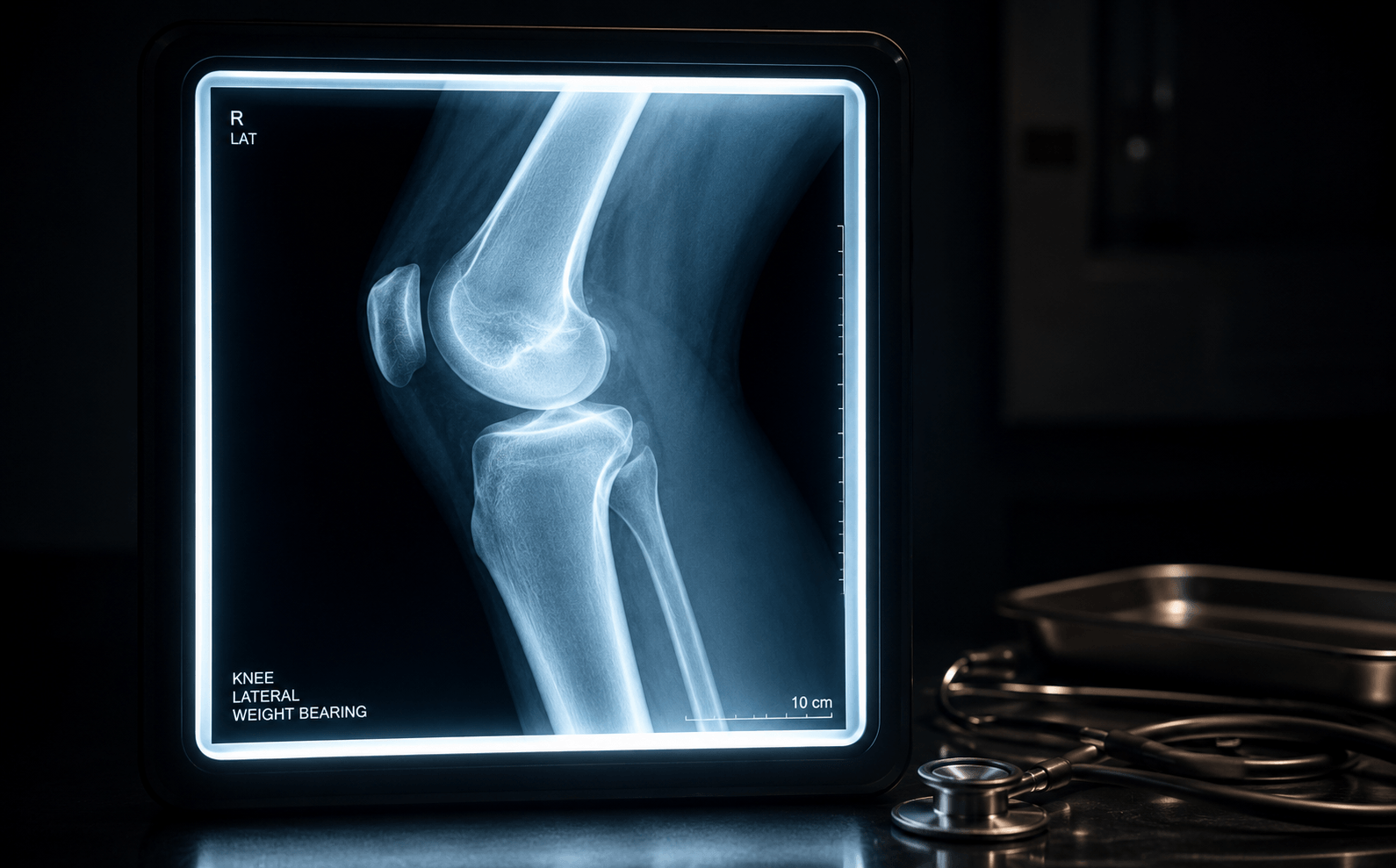 Radiografía de rodilla en traumatología ortopédica